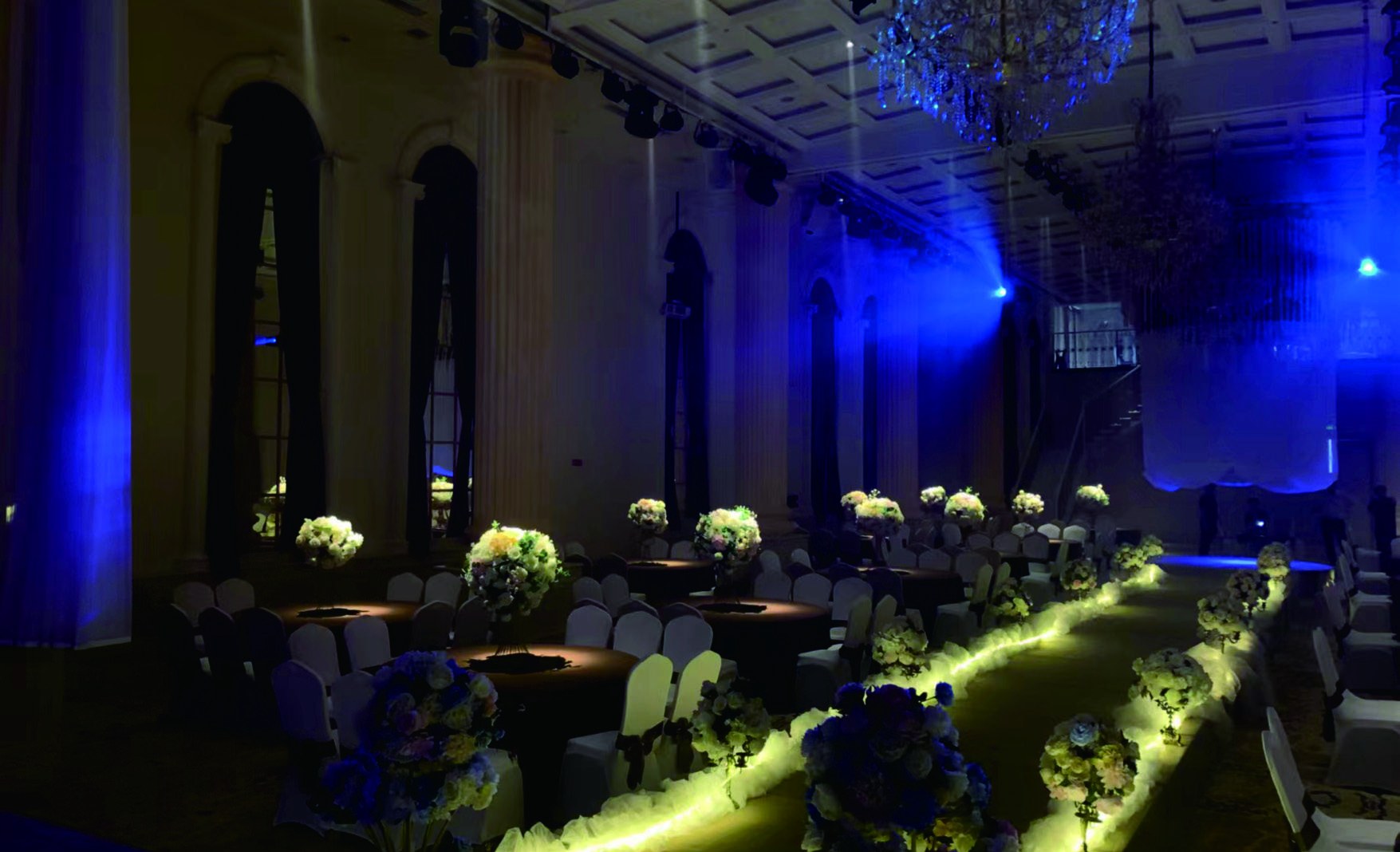 Huajia Lishe Wedding Hall lighting case